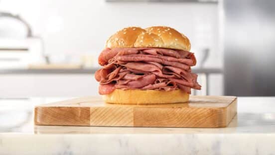 Arby's double roast beef.