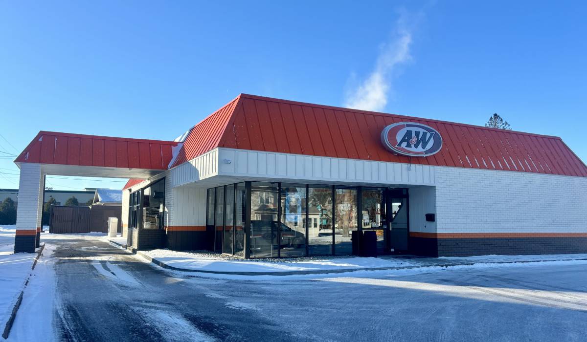 A&W restaurant.