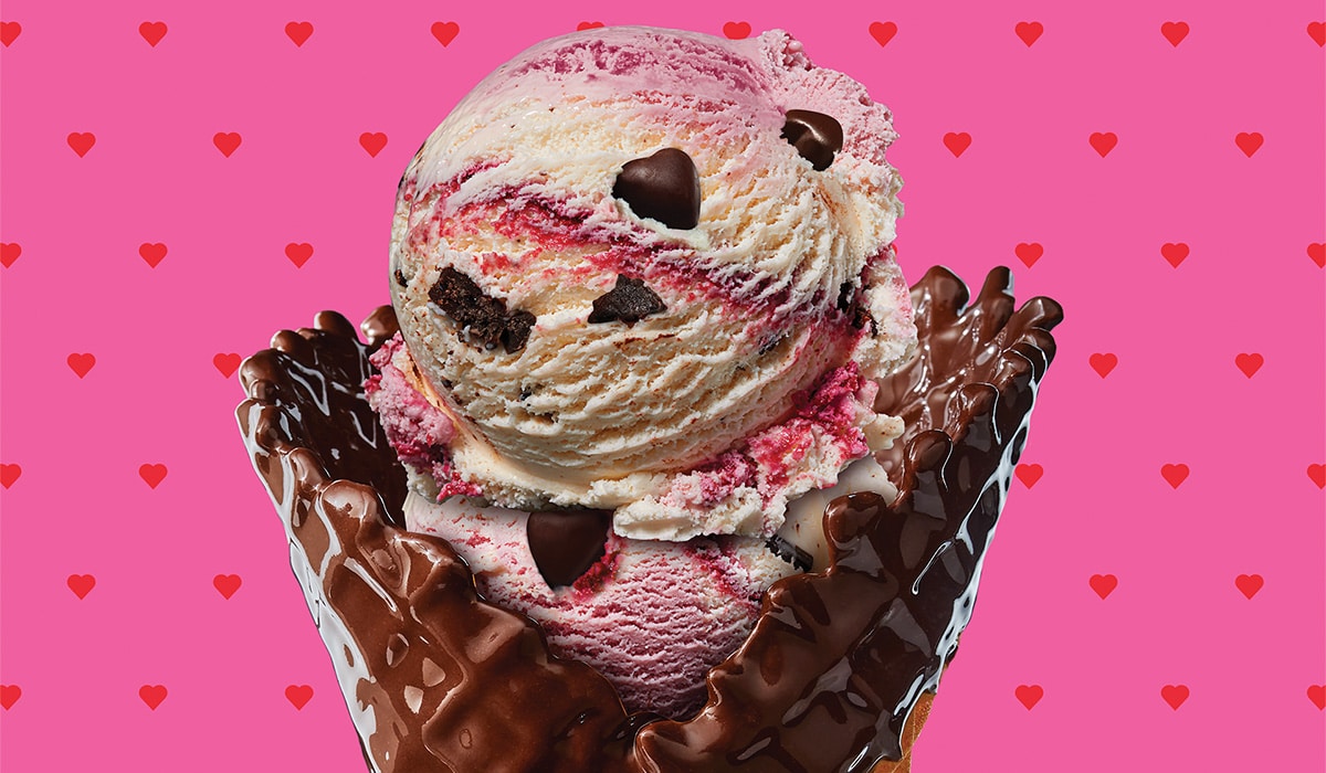 A Photo Of Baskin Robbins' Flavor Of The Month For February