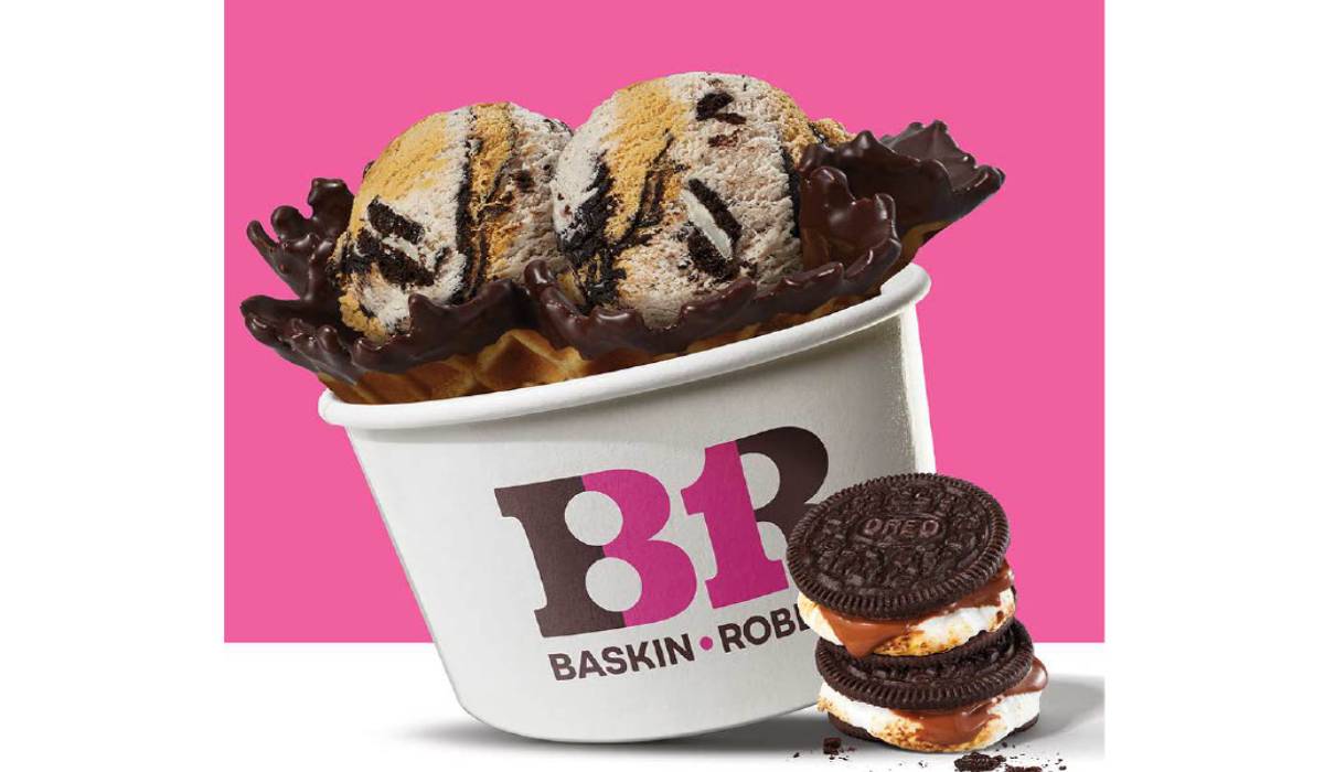 Baskin Robbin's New Oreo S'mores Flavor