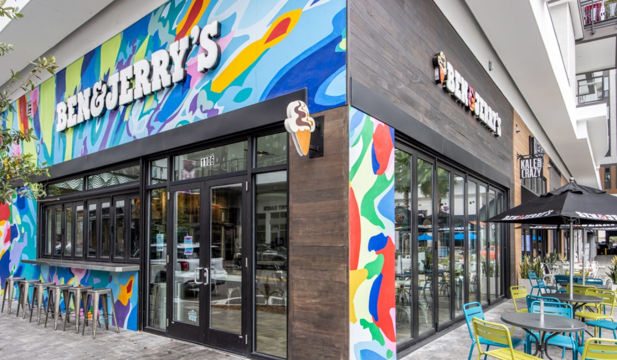 Ben & Jerry's exterior.