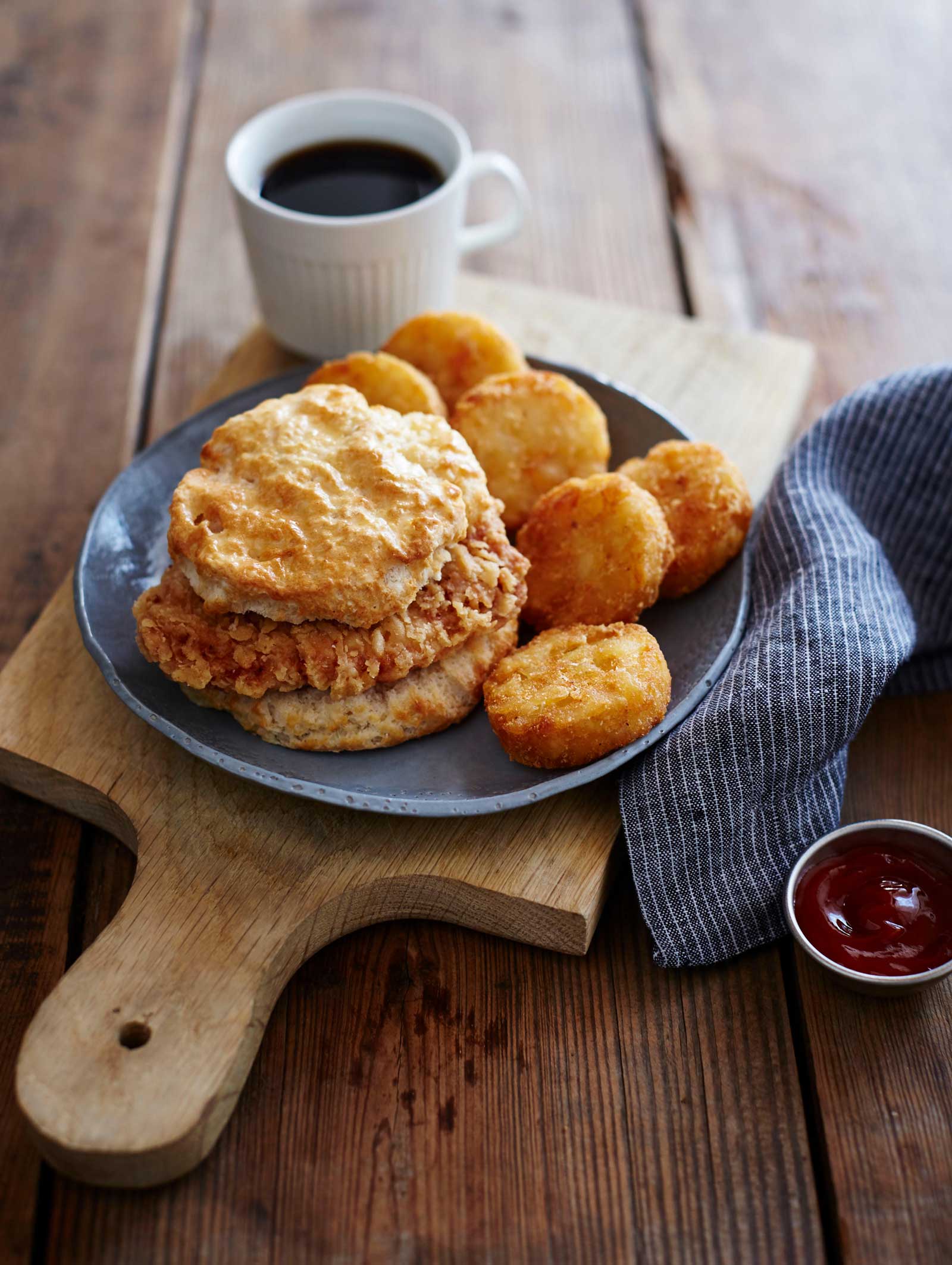 Bojangles Biscuit And Hashbrowns