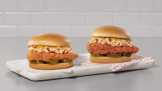 Chick-fil-A's Honey Pepper Pimento Cheese sandwiches.