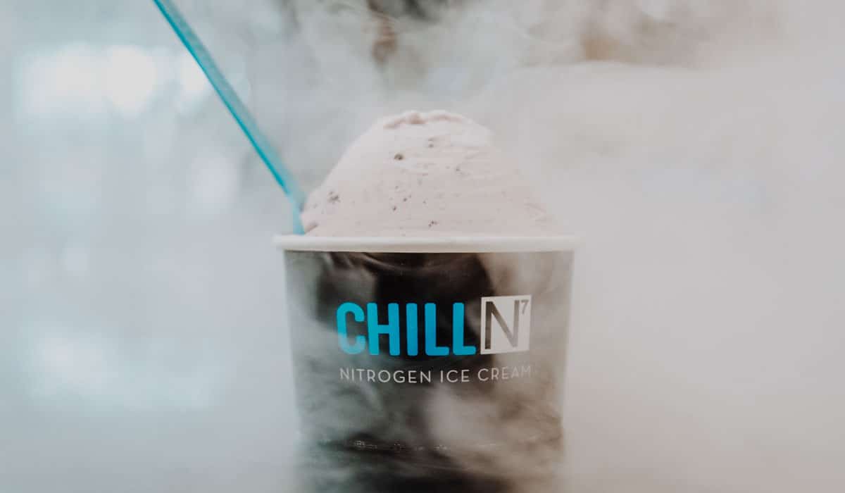 A Cup Of Chill N Nitrogen Ice Cream