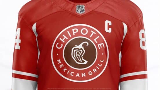 Chipotle hockey jersey.