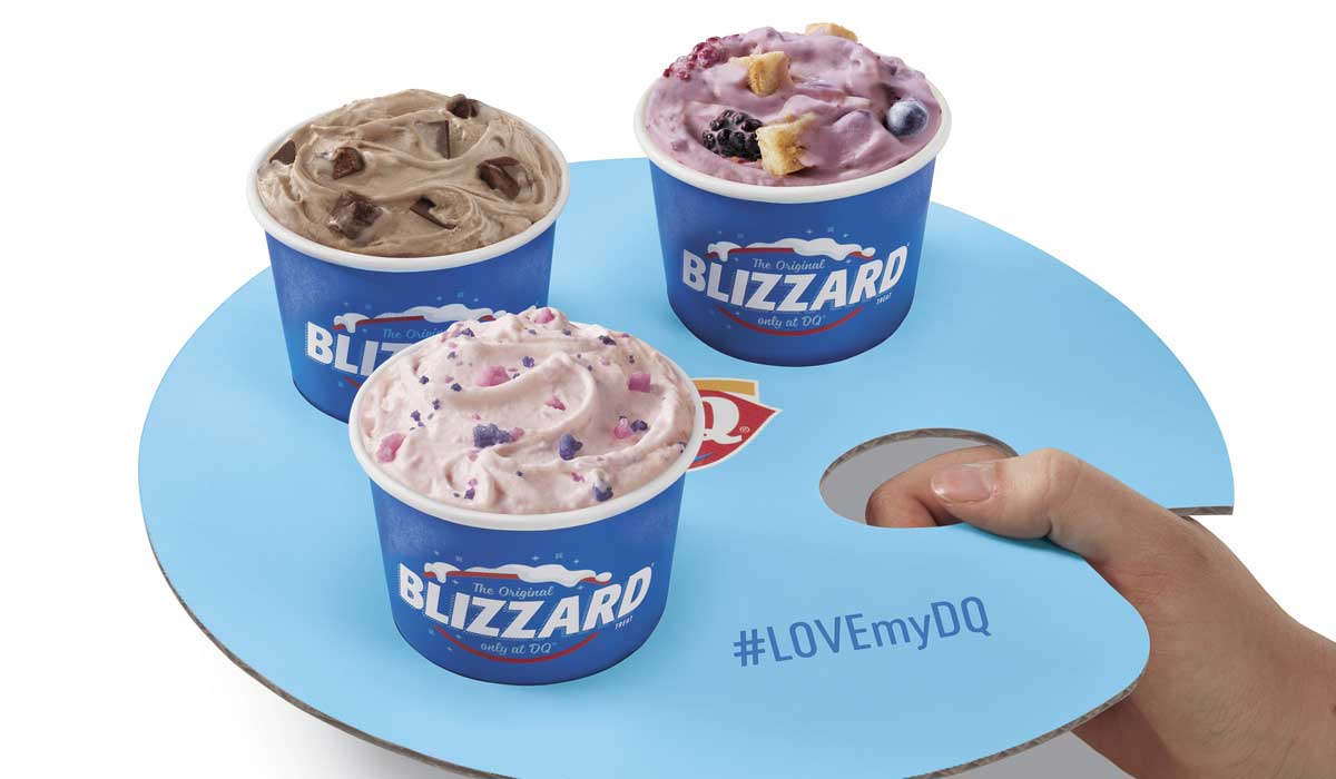 Dairy Queen Mini Ice Cream Flight