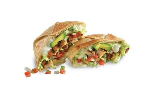 Quesadillas from El Pollo Loco.