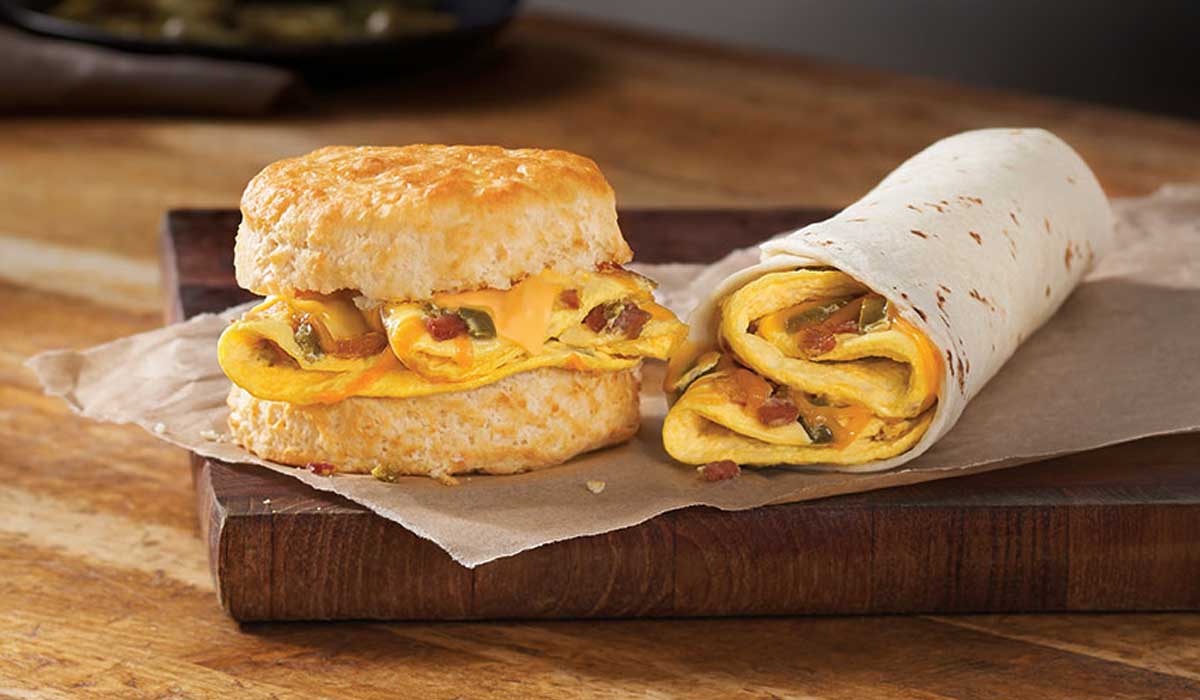 Hardee's New Southwestern Biscuit And Burrito