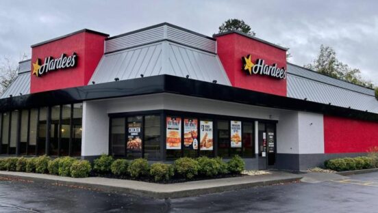 The Hardee's portfolio is based in eight states.