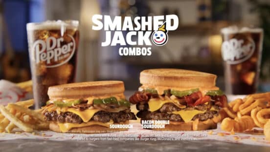 Jack in the Box's menu items.