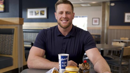 JJ Watt at a Culver's table.