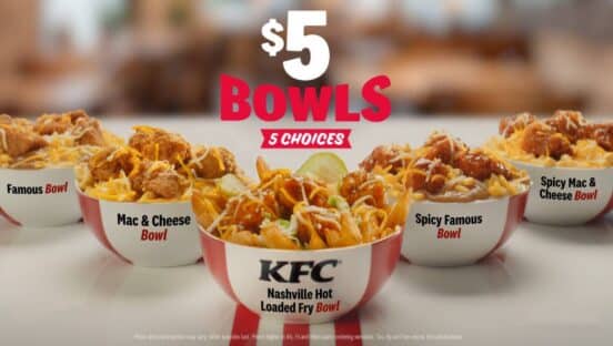 KFC bowls.