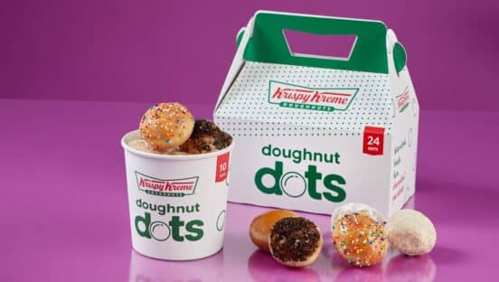 Krispy Kreme's new Doughnut Dots.