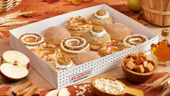 Krispy Kreme's Golden Harvest Collection.