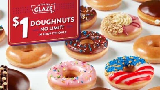 Krispy Kreme promotional graphic.