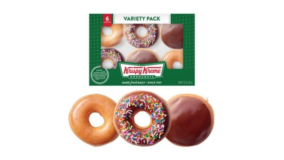 Krispy Kreme package.