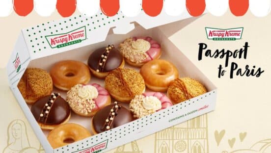 Krispy Kreme's new Paris collection.