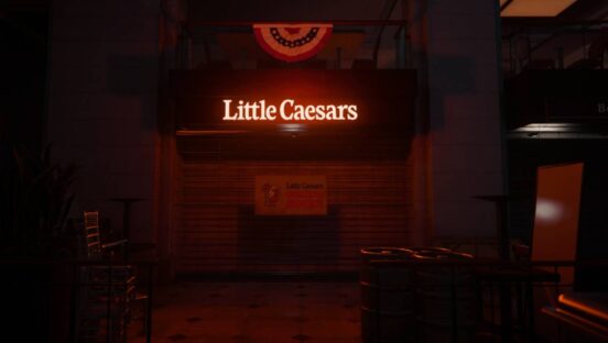 Little Caesars storefront in Call of Duty.