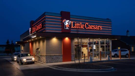 Little Caesars restaurant.