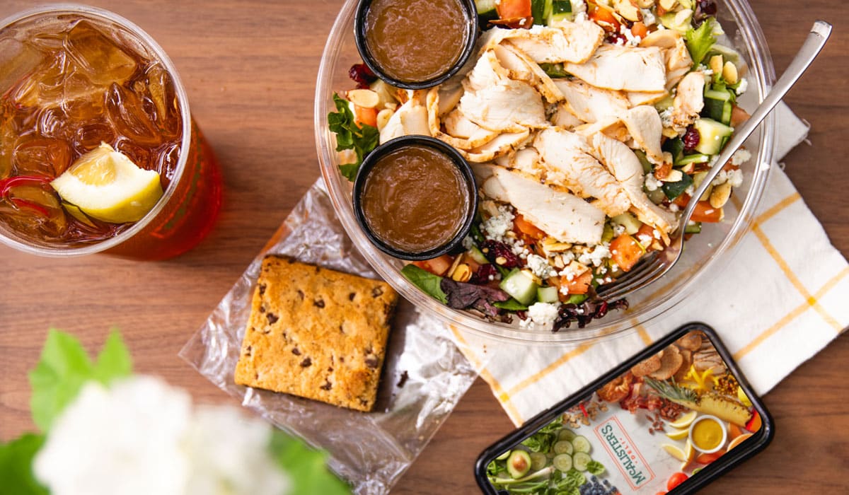 McAlister's Deli Food With A Phone On The Table