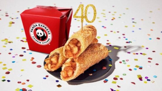 The dessert item is in celebration of Panda Express' 40th Anniversary.