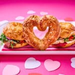 Panera's heart-shaped bagels.