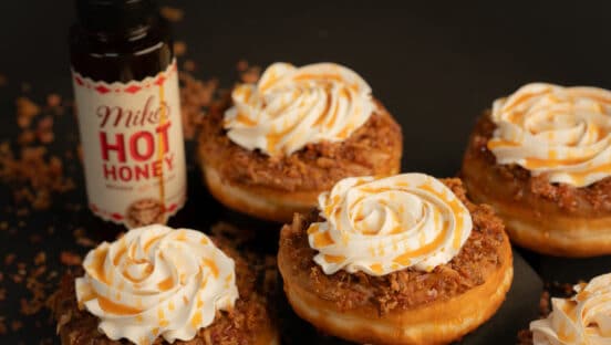 Pinkbox Doughnut's hot honey doughnuts.