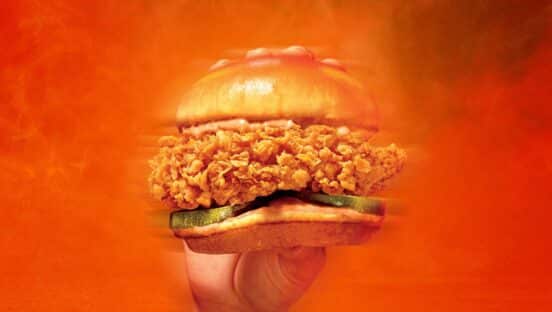 Popeyes' Ghost Pepper Chicken Sandwich.