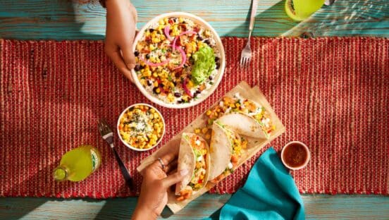 QDOBA's Mexican street corn.