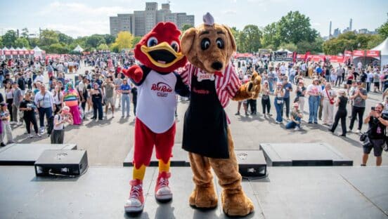 Red Robin and Portillo's mascot.