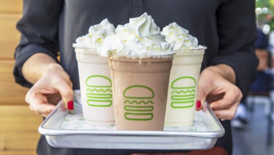 Shake Shack milkshakes.