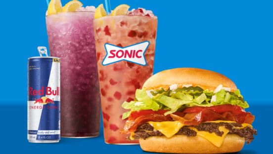 Sonic's winter menu items.