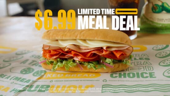 Subway sandwich graphic.