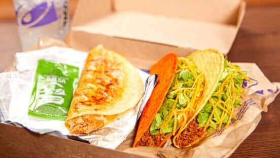 Taco Bell meal.