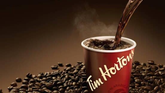 Tim Hortons coffee.