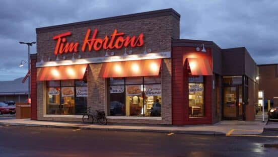 Tim Hortons restaurant.