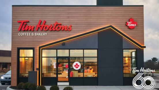 Tim Hortons storefront.