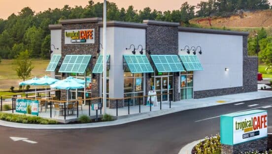 Tropical Smoothie Cafe store.