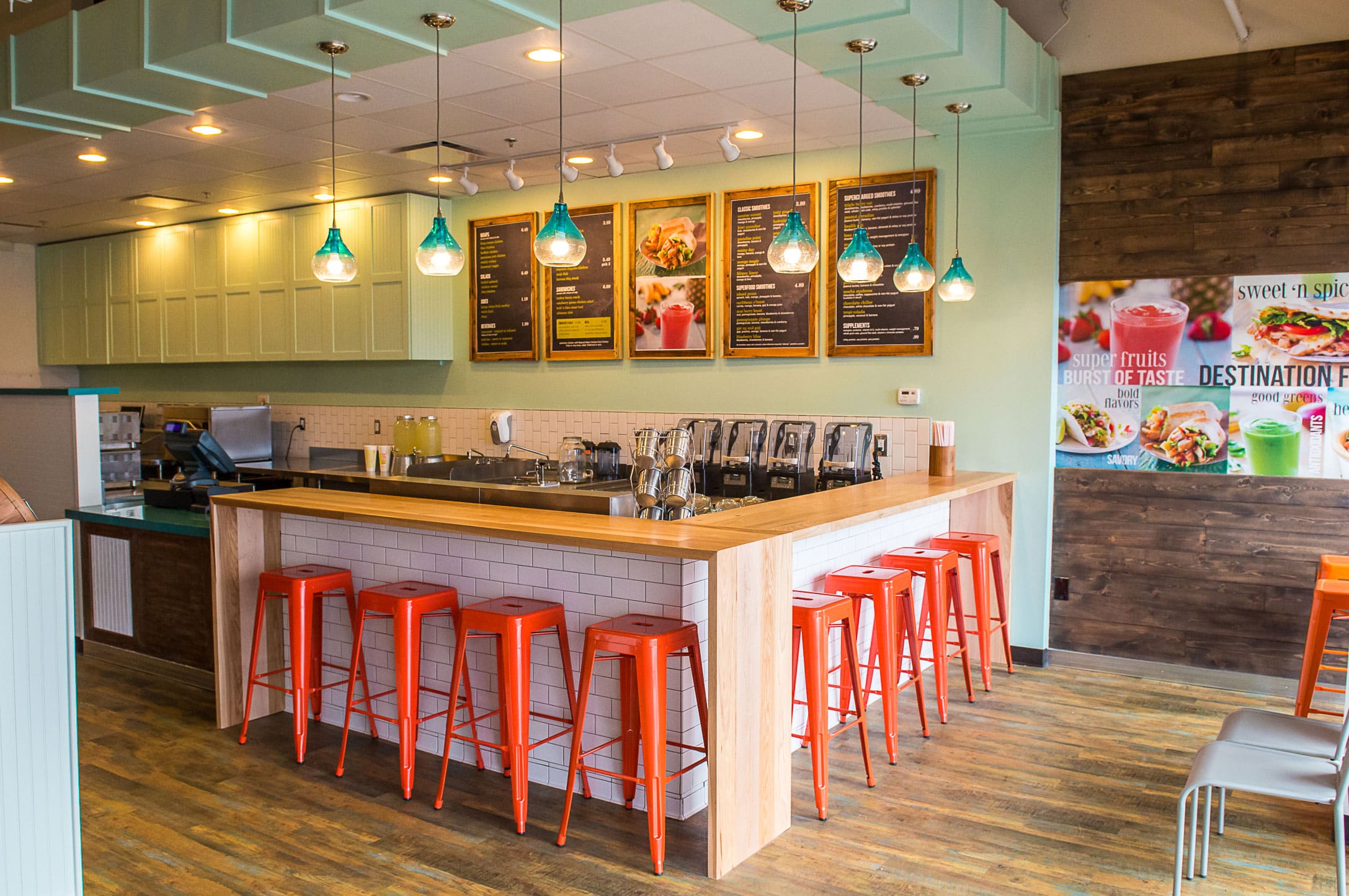 Tropical Smoothie Interior