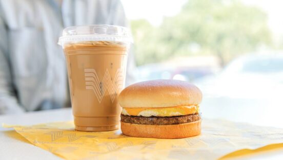 Whataburger's Iced Coffee.