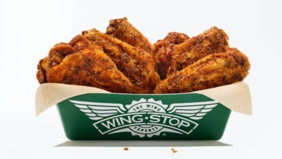 Wingstop's Louisiana Dry Rub wings.