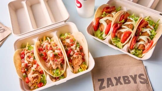 Zaxbys' new Chicken Finger Tacos.