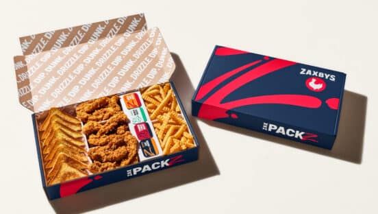 New Zaxbys packaging.